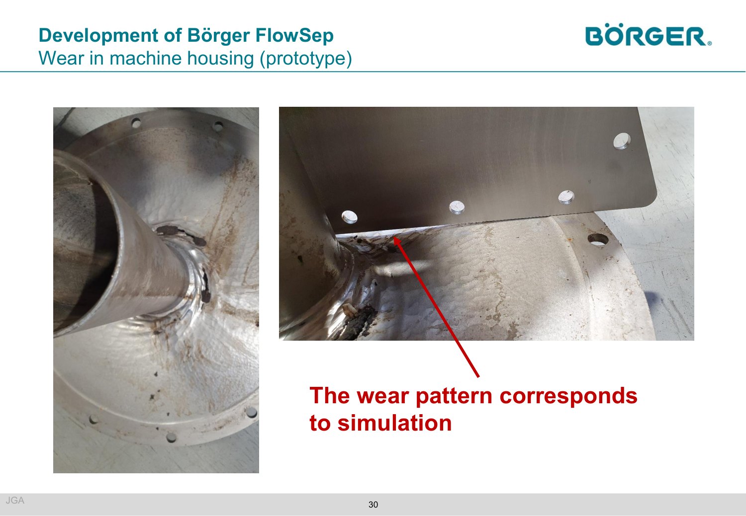 Simulation of Sand Separation and Wear in the Börger FlowSep — slide