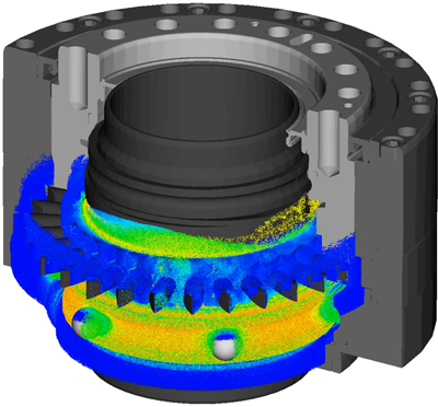Insights into the lubrication of a Galaxie gearbox